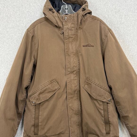 Eddie Bauer North Slope EB600 Jacket Size L Fill Power Goose Down Puffer Hooded - Picture 2 of 16